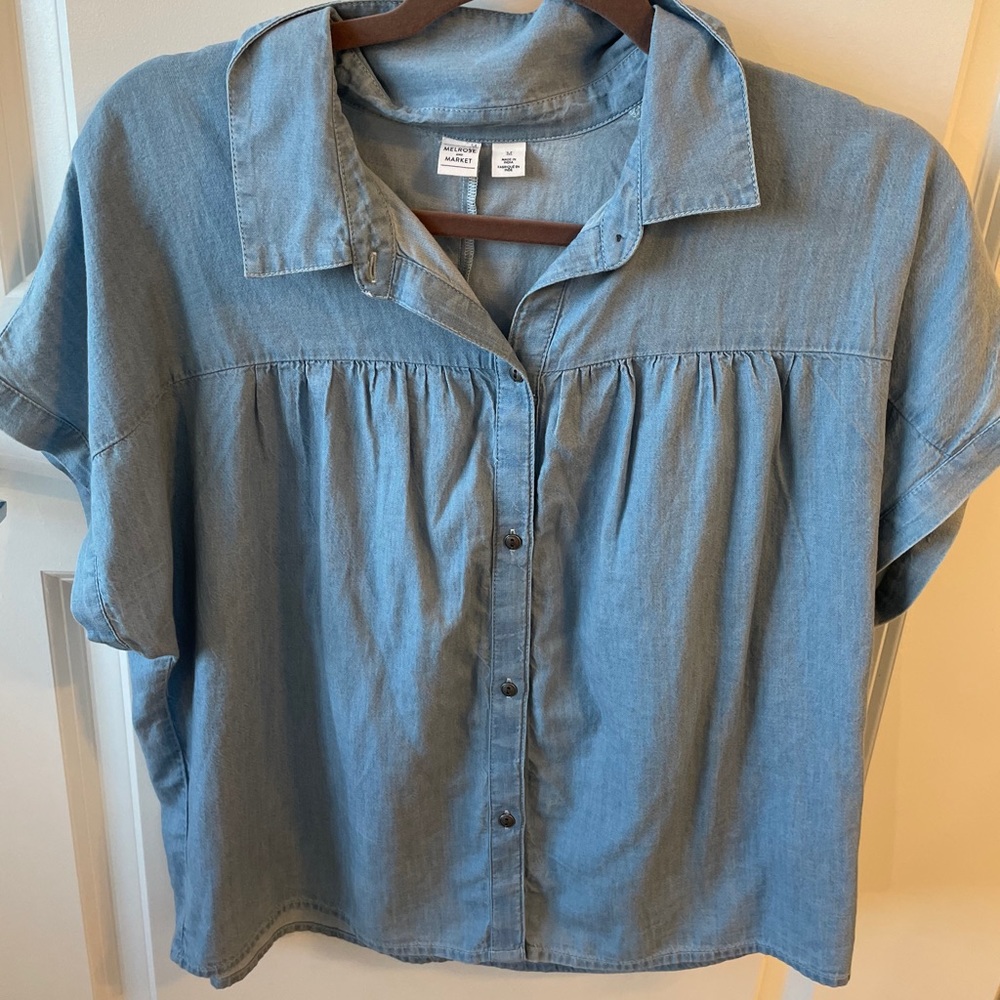 Denim top!
